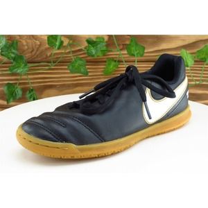 Nike Tiempo X Youth Boys Shoes Sz 3.5 M Black‎ Synthetic Running